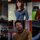 Illustration for article titled The emStar Trek: TNG/em crew looks amazing in Original Series uniforms